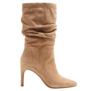 Banana Republic Tan Suede Slouchy Boot - High Heeled